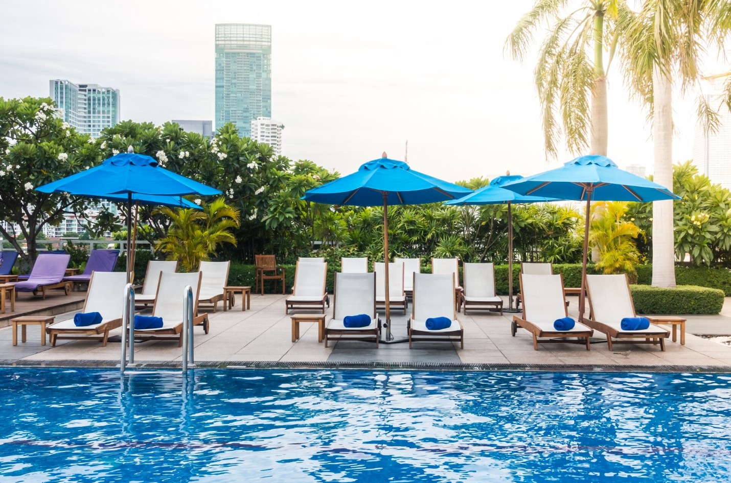 women in swimming pool